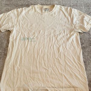 Cream T shirt